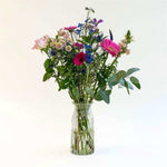 Boeket Sweetness| Flowers in mixed pink / blue colors | 50cm length