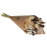 Droogbloemen - Field Bouquet Exclusive Large - Brown&White - 6 boeketten - ↕60cm