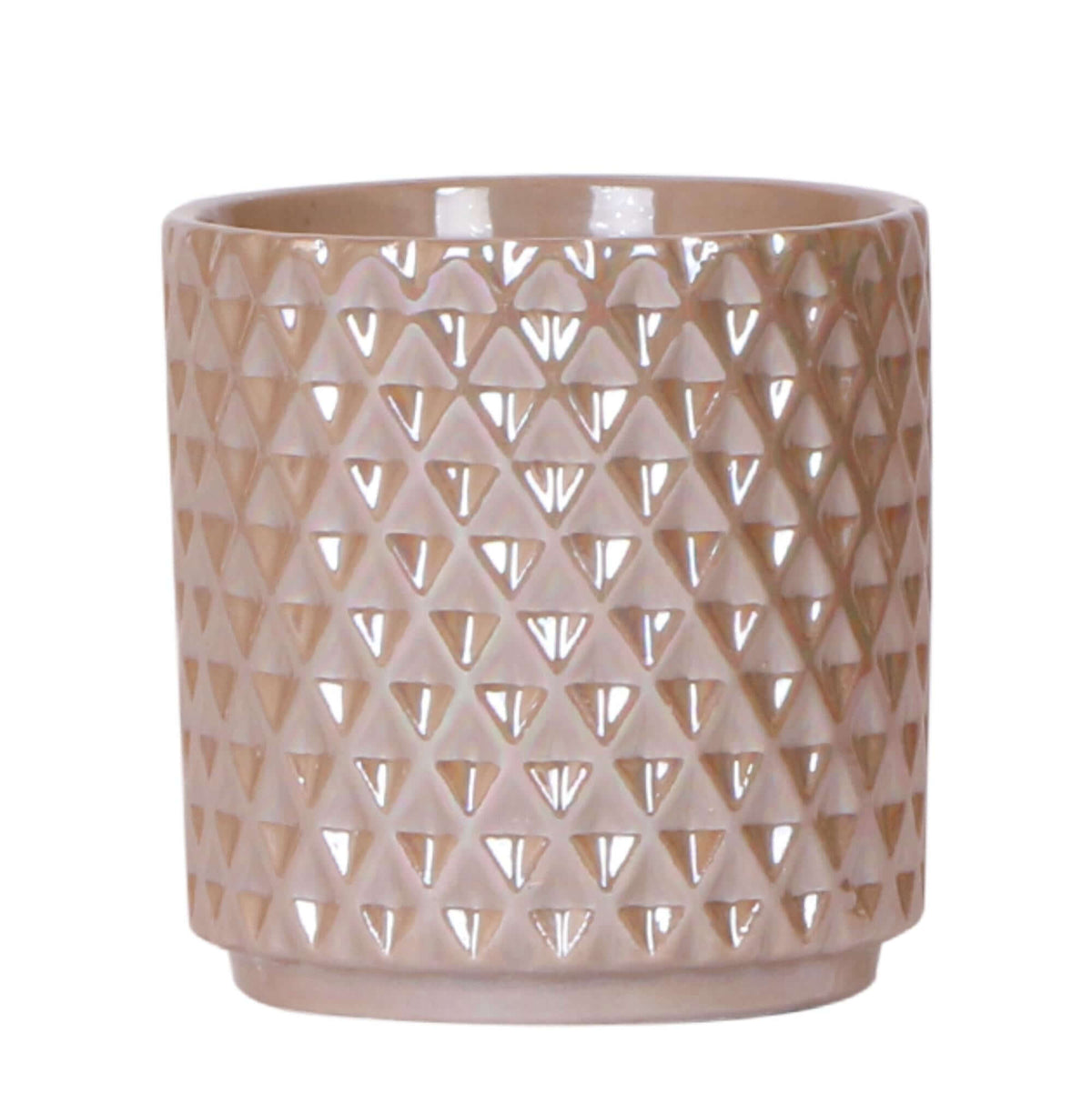 Kolibri Home | Diamond pearl sierpot - Sand - Ø9cm