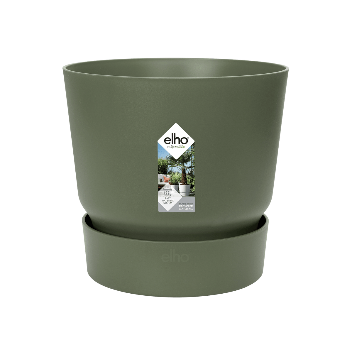 Pot elho Greenville Round groen - D14 x H13