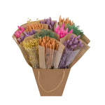 Droogbloemen - Dried Mono Mix - Pastel - ↕50cm